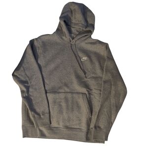 Men's Gray Nike Hoodie Size L